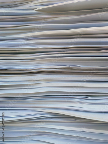 stack of white paper 