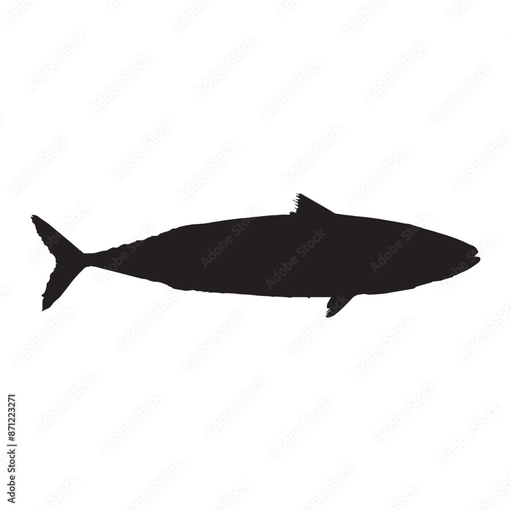 Sardine Vector Art Silhouette Sardine Vector Art Silhouette