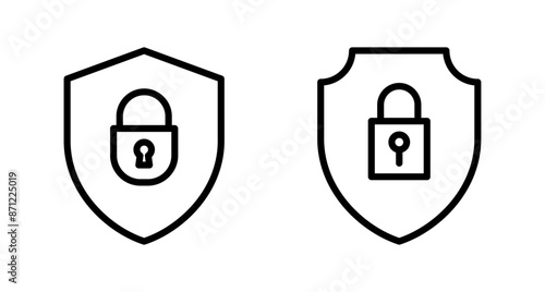 Security icon vector isolated on white background. protection icon. privacy. vpn