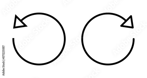 Refresh icon vector isolated on white background. Reload icon vector. Update icon. convert icon
