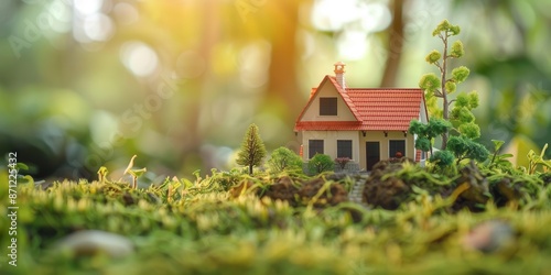 Wallpaper Mural Securing the Dream. Mortgage Lending concept Torontodigital.ca