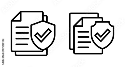 Insurance icon vector isolated on white background . Insurance vector icon