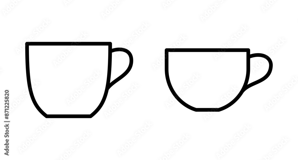 coffee cup icon vector isolated on white background. Coffee cup icon. Coffee vector icon. Tea coffee cup icon vector isolated on white background. Coffee cup icon. Coffee vector icon. Tea