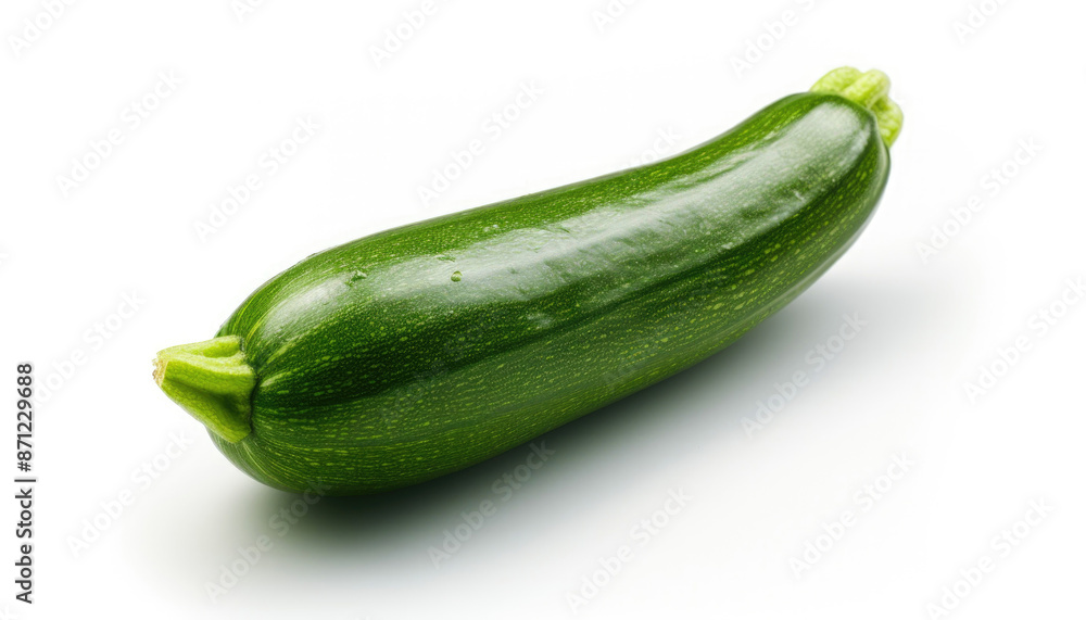 zucchini isolated on white background
