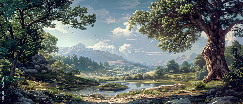 Elysium: Boundless Meadows of Enchanted Serenity Fantasy wallpaper Elysium: Boundless Meadows of Enchanted Serenity Fantasy wallpaper