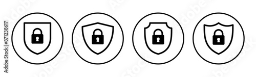 Security icon set. protection icon. privacy. vpn