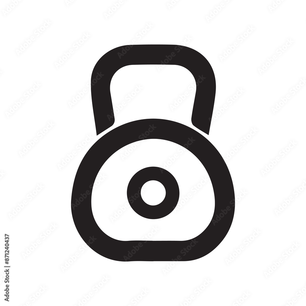 Dumbbell gym outline icon training strong healthy design. Dumbbell gym outline icon training strong healthy design.