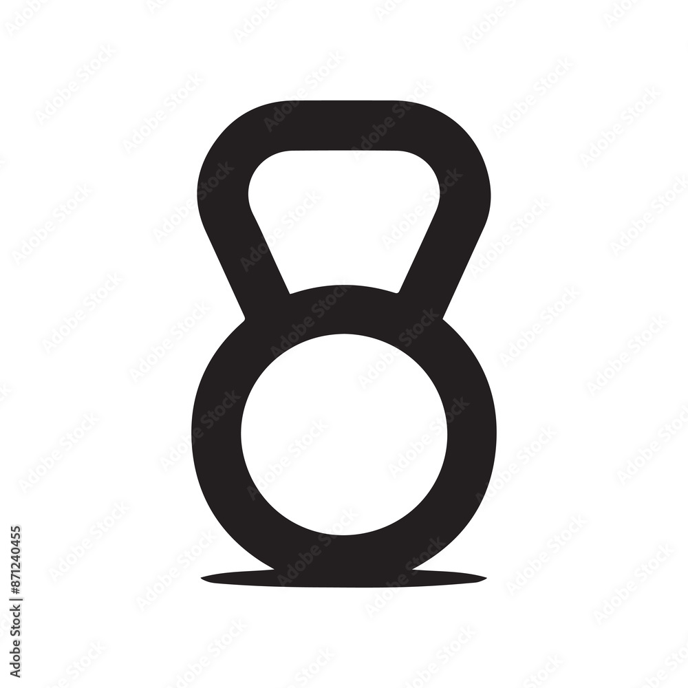 Dumbbell gym outline icon training strong healthy design. Dumbbell gym outline icon training strong healthy design.