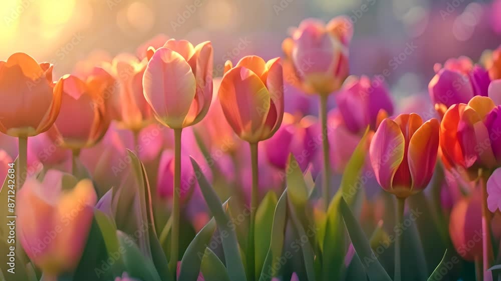Sunset Tulips. Sunset Tulips.