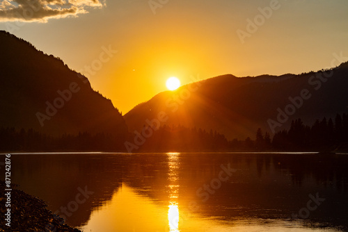 Sunset on The River