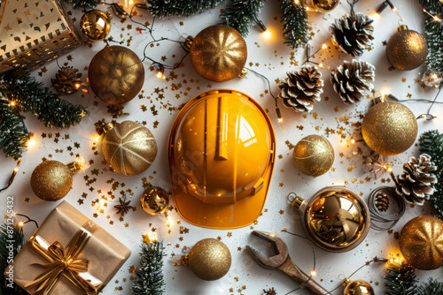 Festive Holiday Decor With a Construction Twist