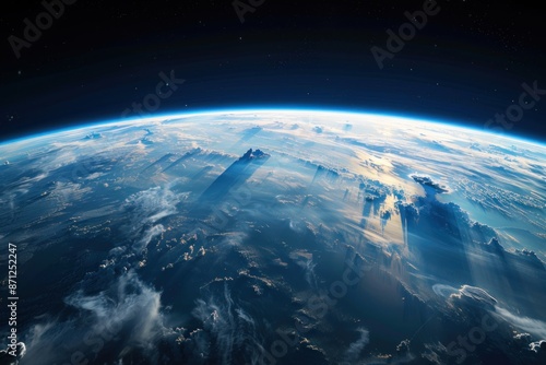 Earth from Space: A Breathtaking View of Our Planet © BISMILAH