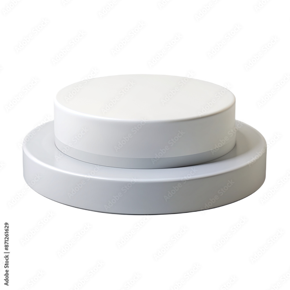 3d round white podium 3d round white podium