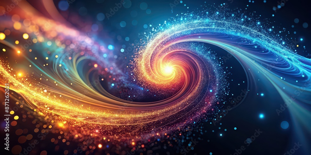 Abstract background with swirling particle design , wavy, futuristic, digital, technology, graphic,modern, colorful, vibrant Abstract background with swirling particle design , wavy, futuristic, digital, technology, graphic,modern, colorful, vibrant