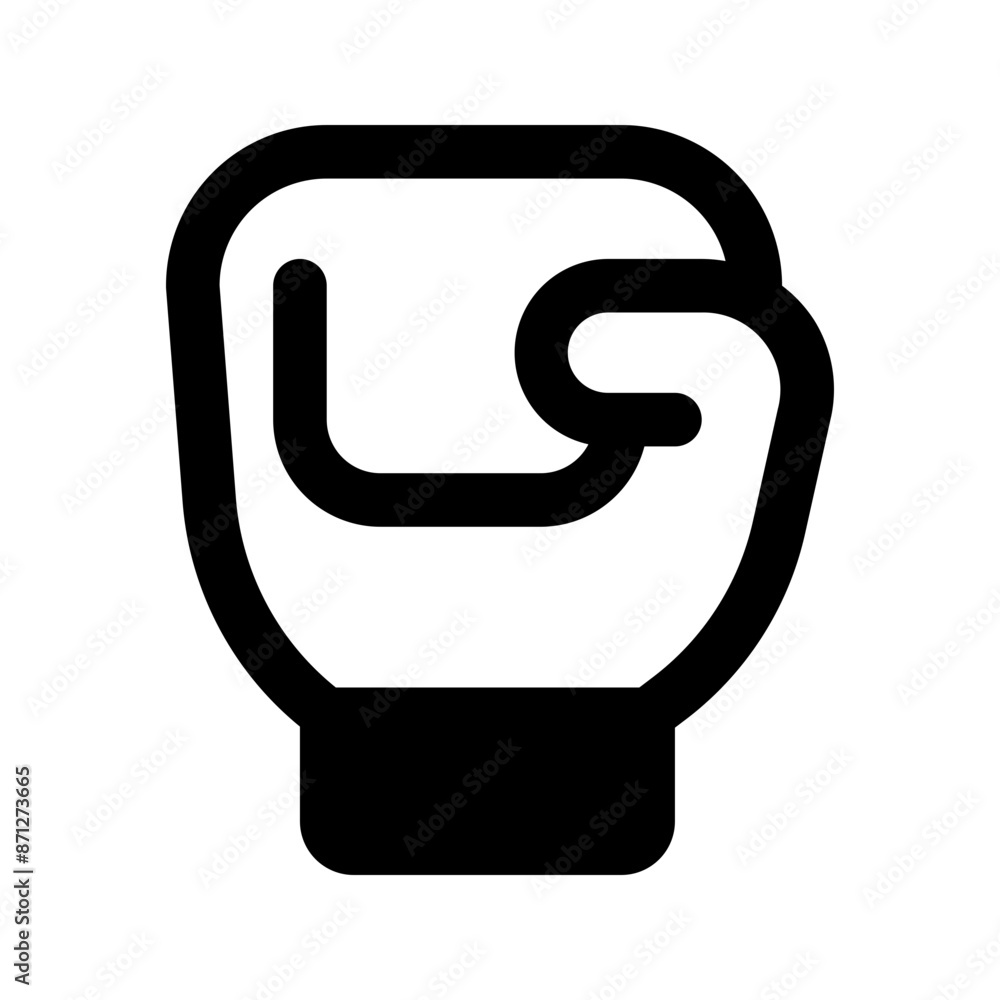 boxing gloves glyph icon boxing gloves glyph icon