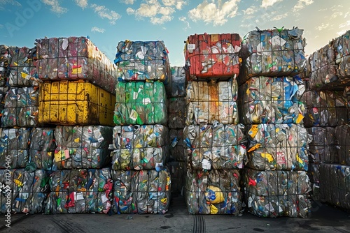 The power of recycling transforming plastic waste into valuable resources photo
