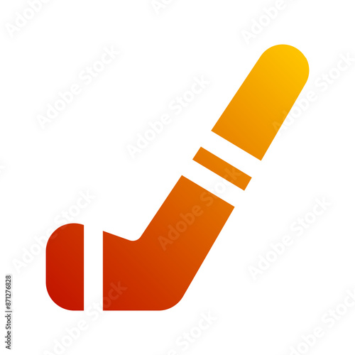 hockey stick gradient icon