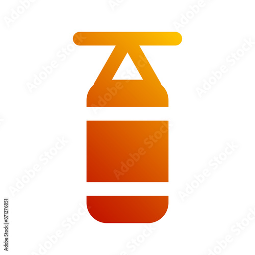 punching bag gradient icon