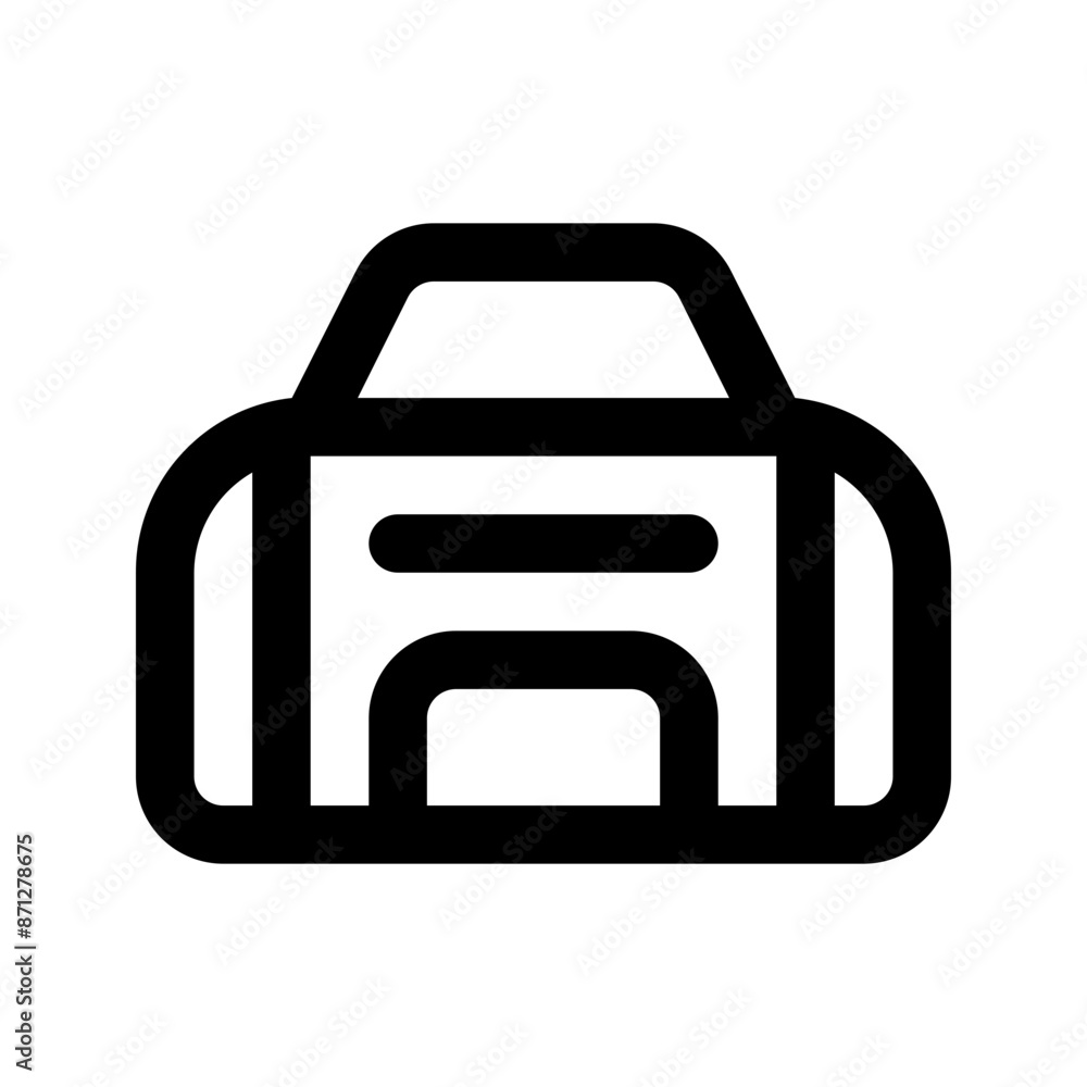 sport bag line icon sport bag line icon