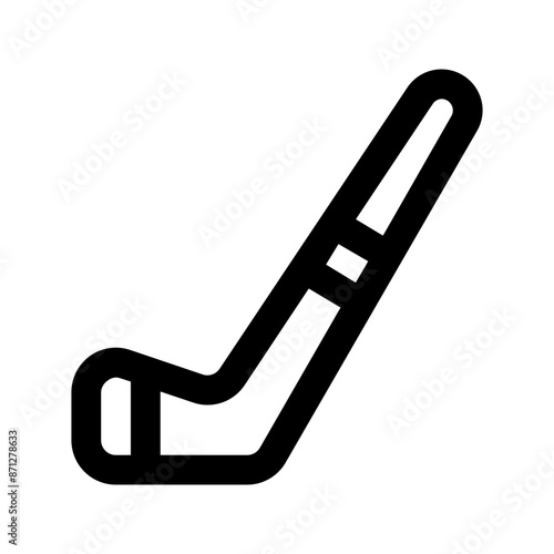 hockey stick line icon