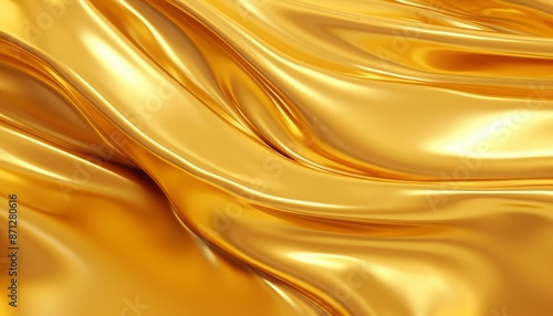 abstract golden wave background