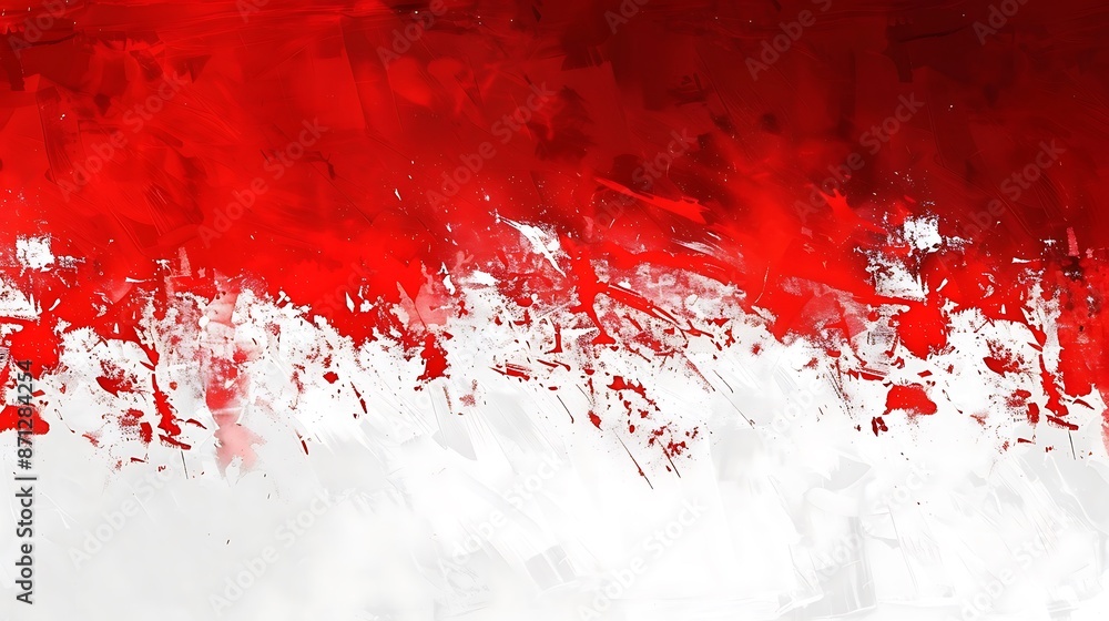 Red and White, Indonesian Flag, Brush Strokes Style, Background : Suitable for Be Used as a Background in Any Project (Print, Graphic Design, Web Design) Related to Indonesia Theme. Red and White, Indonesian Flag, Brush Strokes Style, Background : Suitable for Be Used as a Background in Any Project (Print, Graphic Design, Web Design) Related to Indonesia Theme.