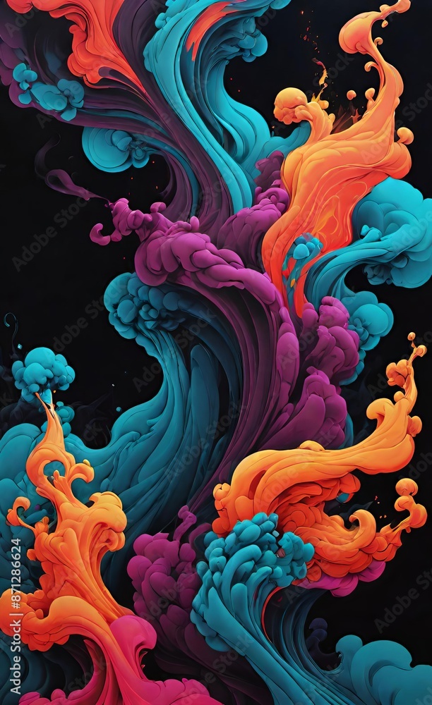 abstract background with swirls abstract background with swirls