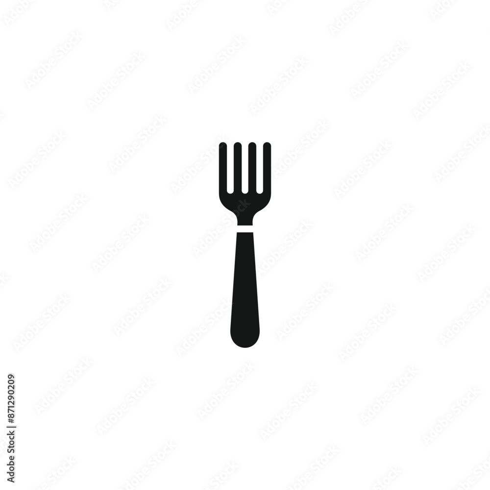Fork icon vector. EPS 10 editable vector Fork icon vector. EPS 10 editable vector