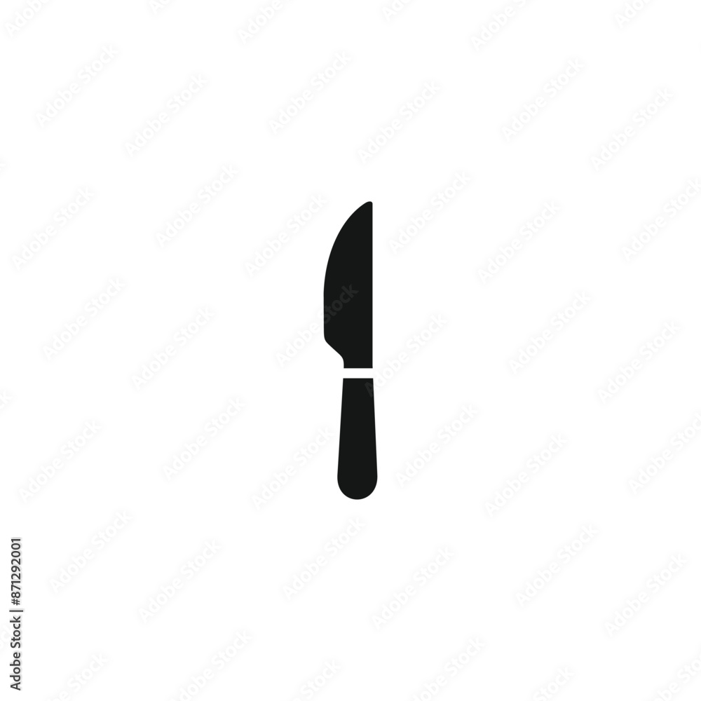 Knife icon vector. EPS 10 editable vector