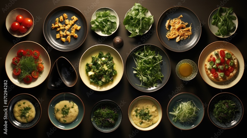 a bunch of food including a variety of different foods. a bunch of food including a variety of different foods.