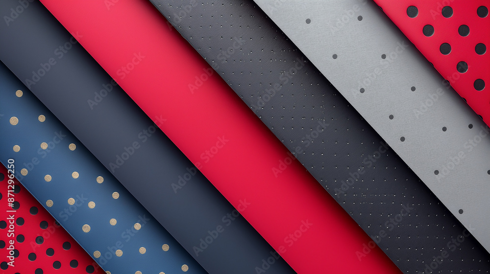 Colorful Polka Dot and Solid Patterned Fabrics Colorful Polka Dot and Solid Patterned Fabrics
