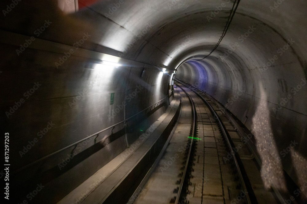 Tunnel of a subway Tunnel of a subway