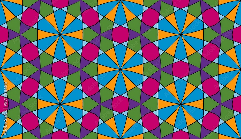 A seamless geometric pattern A seamless geometric pattern