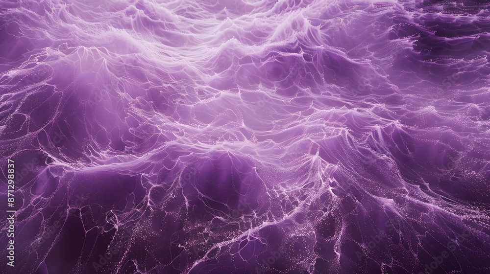 Naklejka premium purple and blue wave technology background