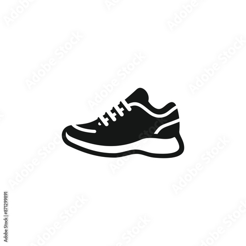 Shoes icon vector. EPS 10 editable vector