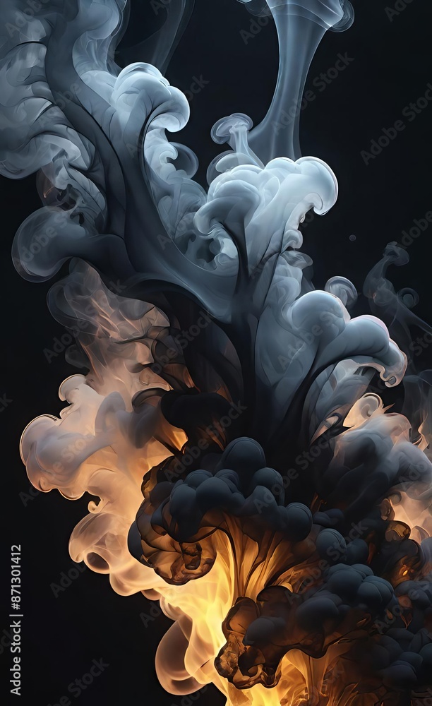 Fototapeta premium abstract background with swirls