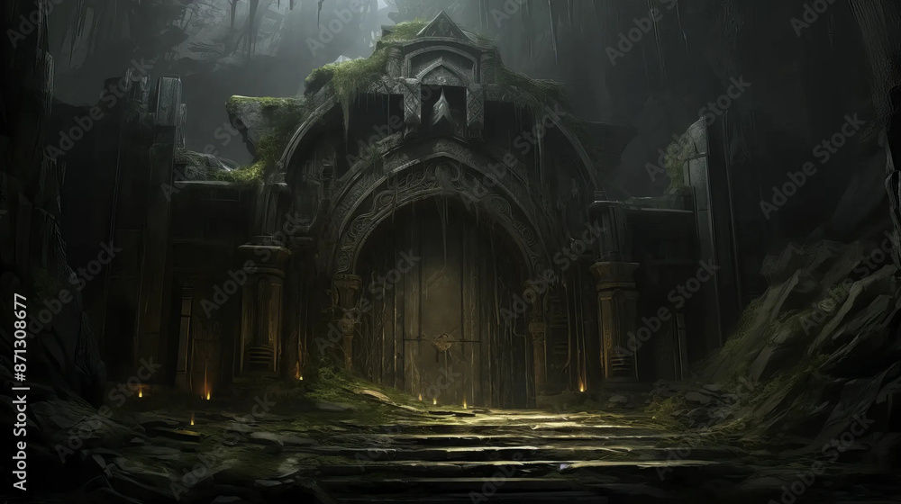 Vault of Forgotten Secrets and Lost Mystical Treasures Fantasy wallpaper Vault of Forgotten Secrets and Lost Mystical Treasures Fantasy wallpaper