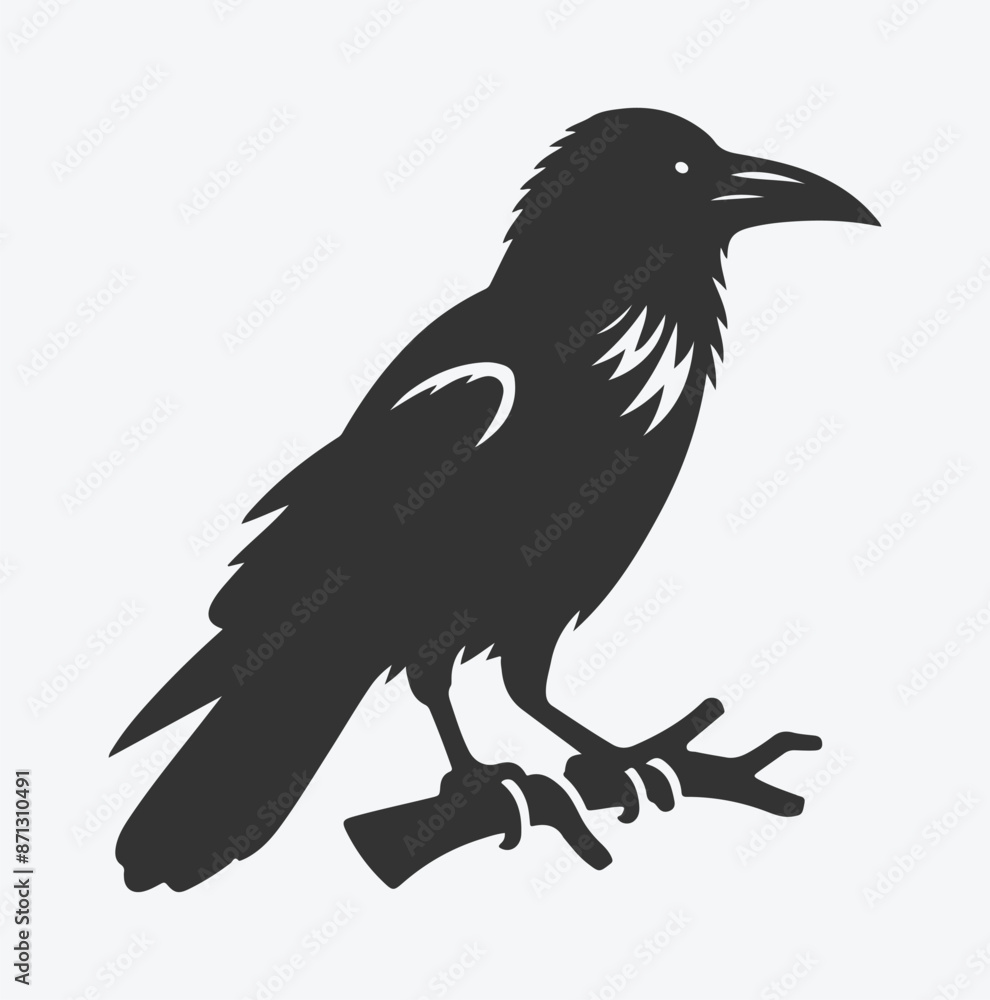 Majestic Crow Silhouette Collection, Perfect for Art, Design, and Craft Projects Majestic Crow Silhouette Collection, Perfect for Art, Design, and Craft Projects