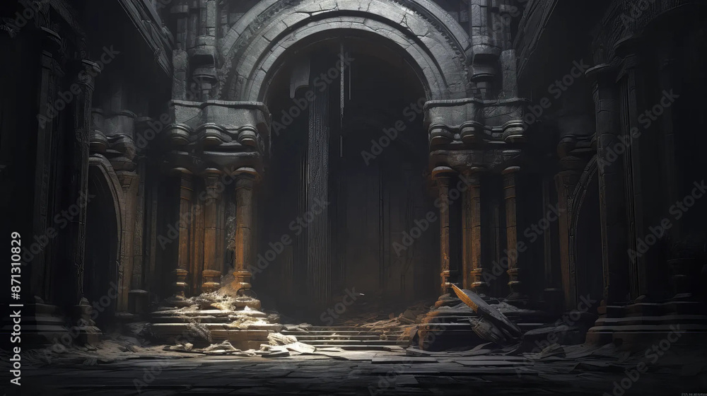Forgotten Vault of Enchanted Secrets and Mysteries Fantasy wallpaper Forgotten Vault of Enchanted Secrets and Mysteries Fantasy wallpaper