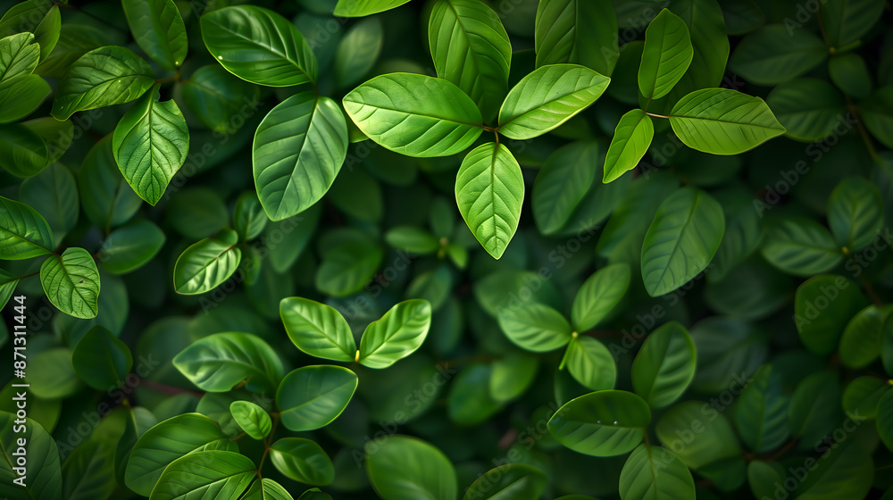 green leaves on the background. Creative banner. Copyspace image green leaves on the background. Creative banner. Copyspace image