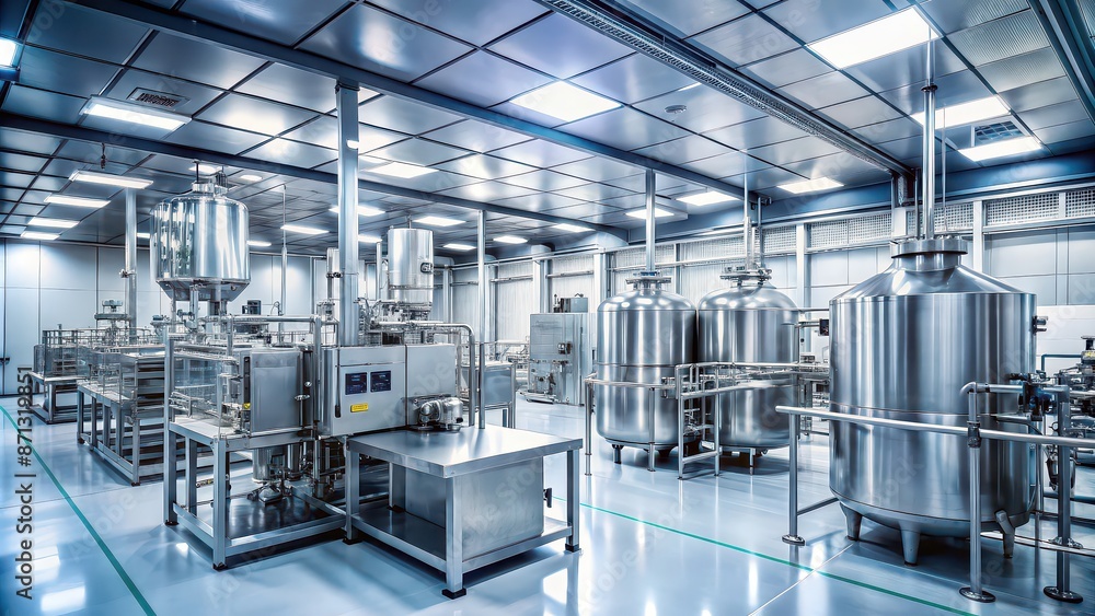 Line output A high-tech pharmaceutical manufacturing facility producing vaccines and medicines, vaccine Line output A high-tech pharmaceutical manufacturing facility producing vaccines and medicines, vaccine