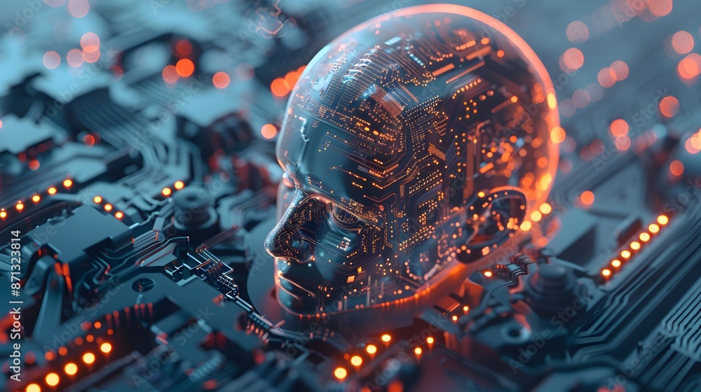 Discover the striking visuals of AI and machine learning concepts ...