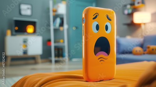  Shocked Emoji on a Phone Case for Expressive and Fun Smartphone Accessories