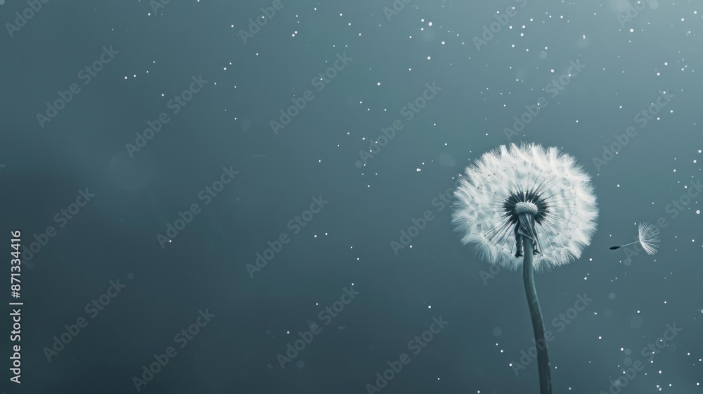 Dandelion Wishes on a Blue Day Dandelion Wishes on a Blue Day