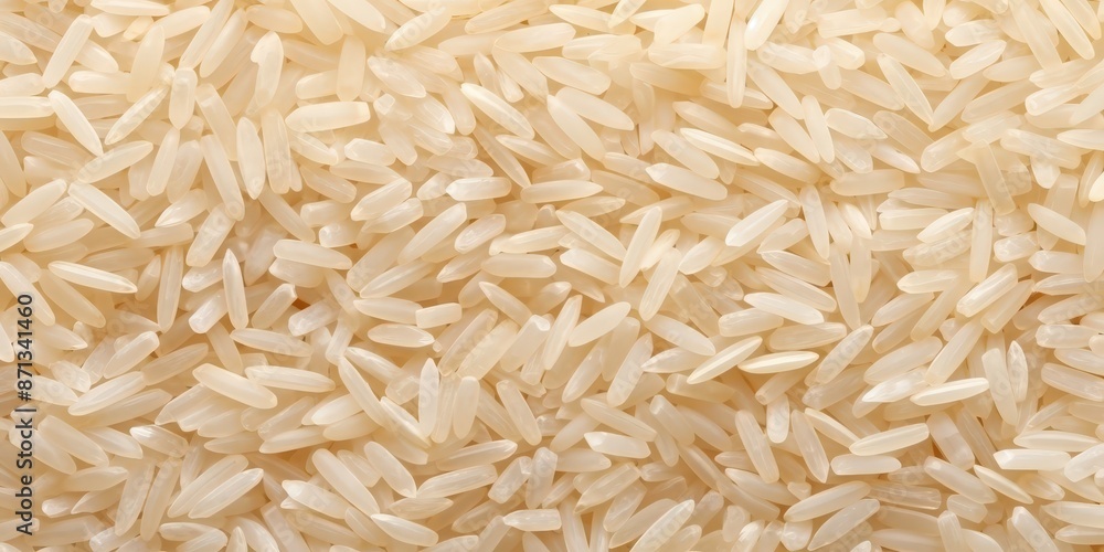 Uncooked Rice Grains Uncooked Rice Grains