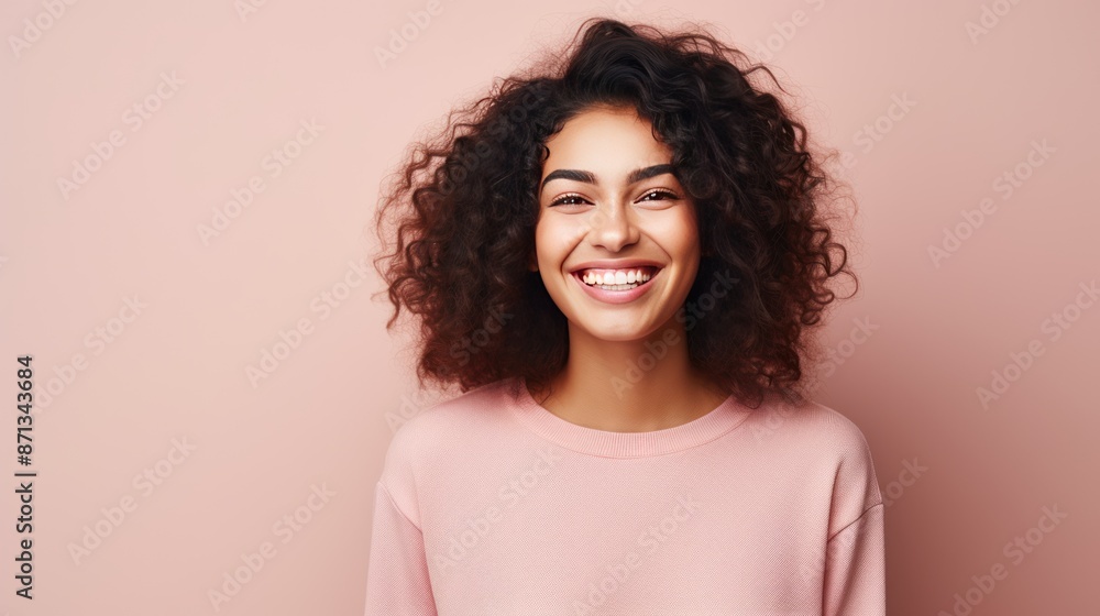 Happy young woman with a bright, confident smile, Happy young woman with a bright, confident smile,