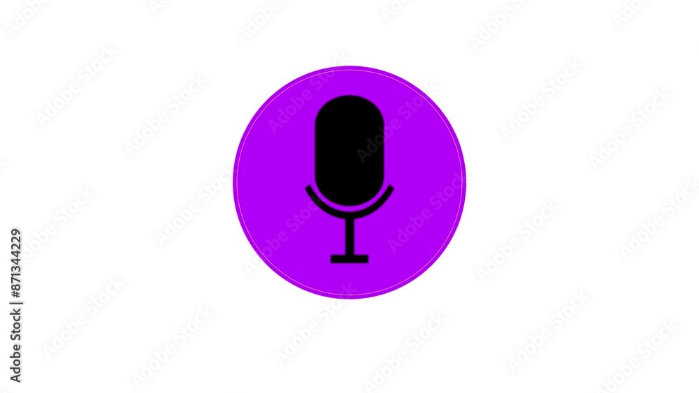microphone Icon of nice animated for your videos easy to use with Transparent Background. microphone Icon of nice animated for your videos easy to use with Transparent Background.