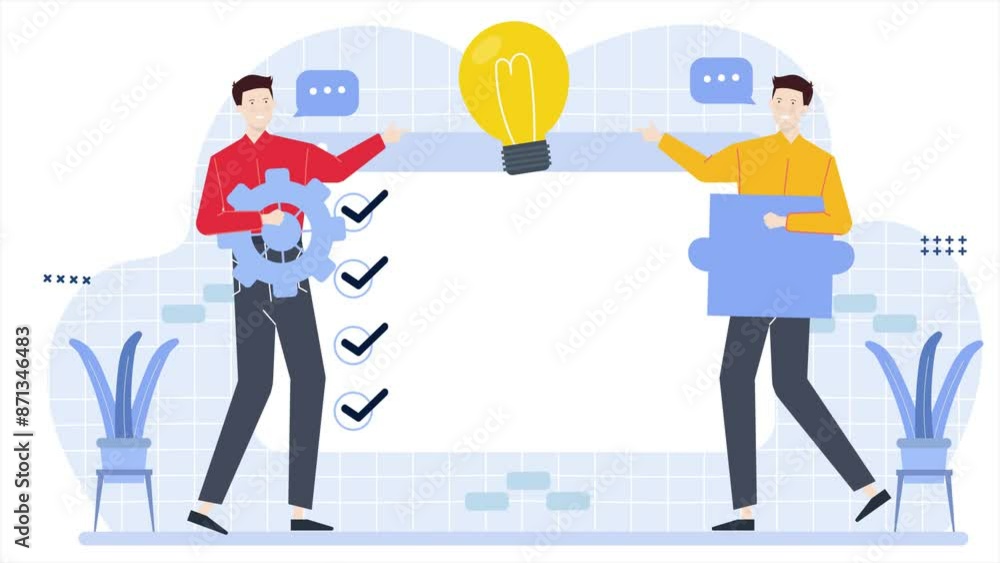 management and problem solving in business animated illustration video management and problem solving in business animated illustration video