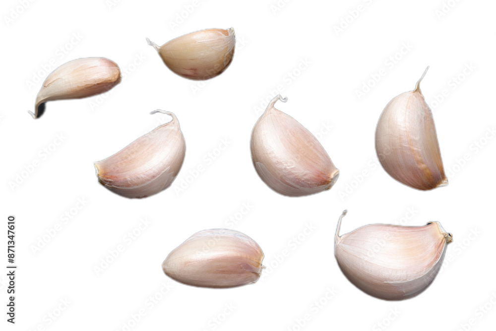 Garlic isolated on white Garlic isolated on white