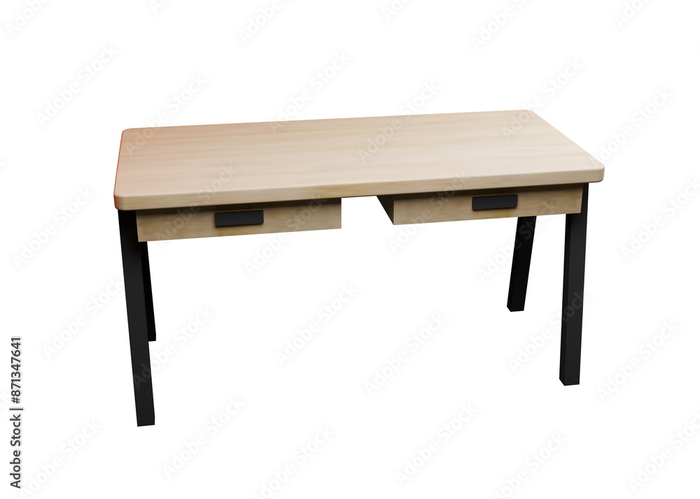 3D design of work desk furniture 3D design of work desk furniture